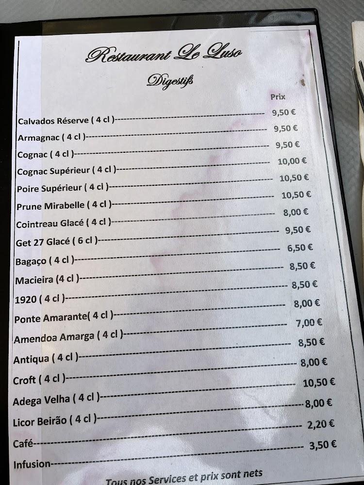 Le Luso - Menu Image 3
